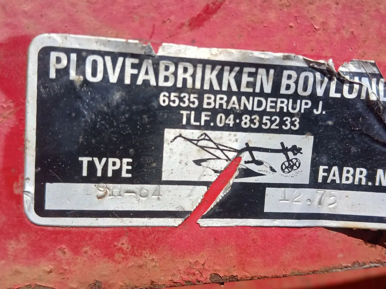 Billede 3 - Bovlund 1 furet 24 reolplov.