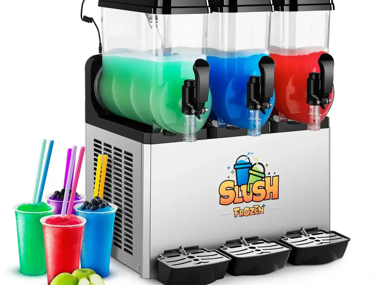 Billede 1 - Slush ice-maskine – 3 x 12 liter – LED