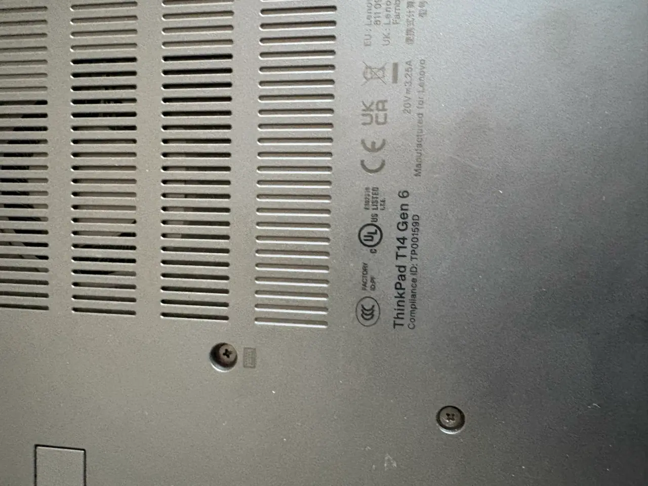 Billede 7 - Lenovo ThinkPad T14 Gen 6 – Som ny med 30 mdr. gar