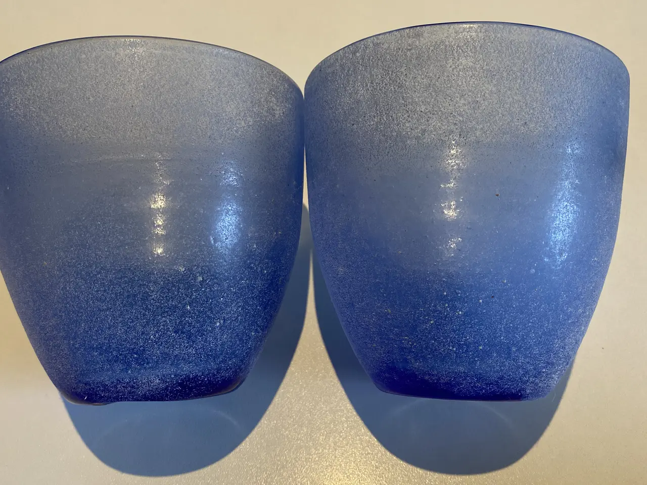 Billede 5 - Glas skåle frosted glas - 4 stk