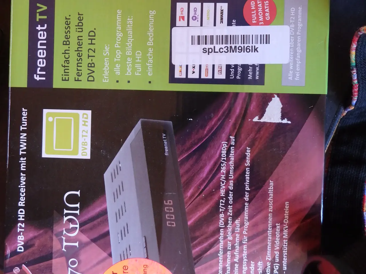 Billede 2 - DVB-T2 twin Reciver og Antenne