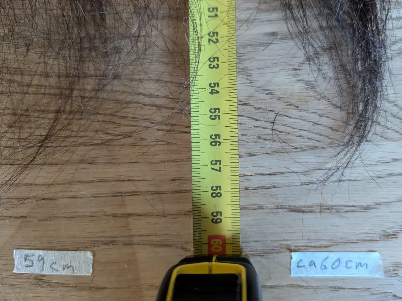 Billede 11 - Mørkebrun Human extensions.