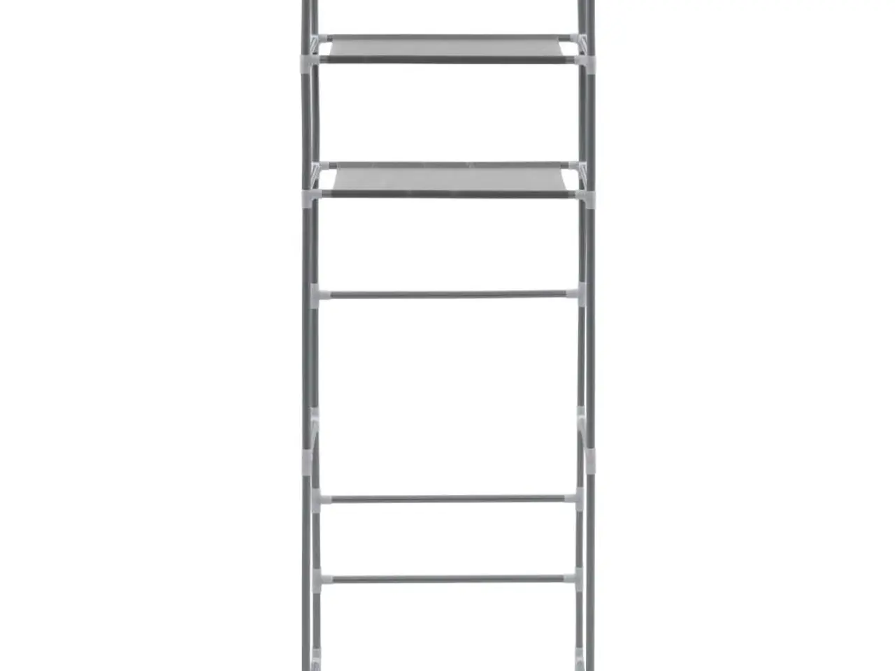 Billede 3 - Opbevaringsstativ med 3 hylder 53x28x169 cm sølvfarvet