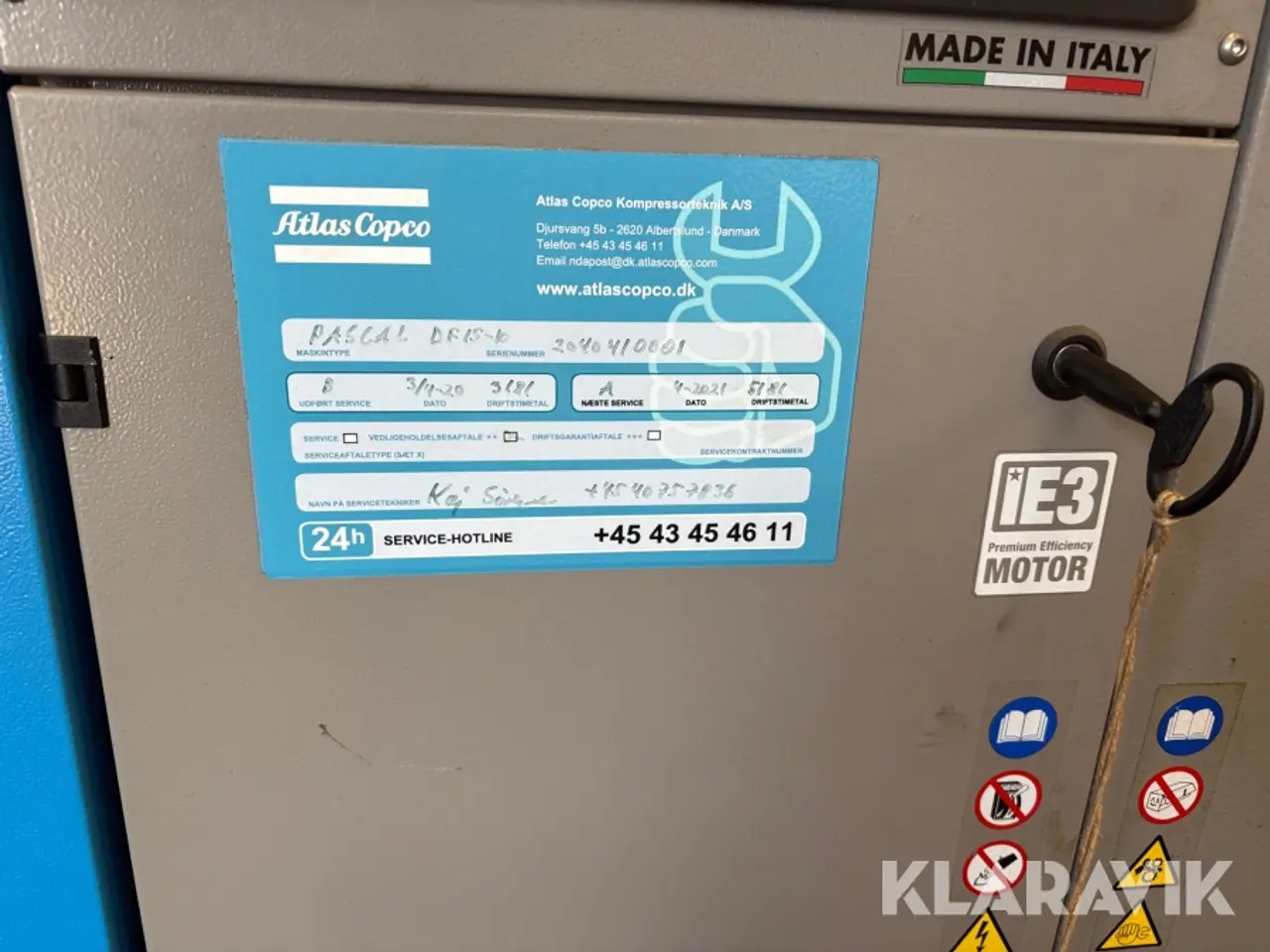 Billede 9 - Skruekompressor Power System Pascal 15-10-270 DF Reparationsgenstand