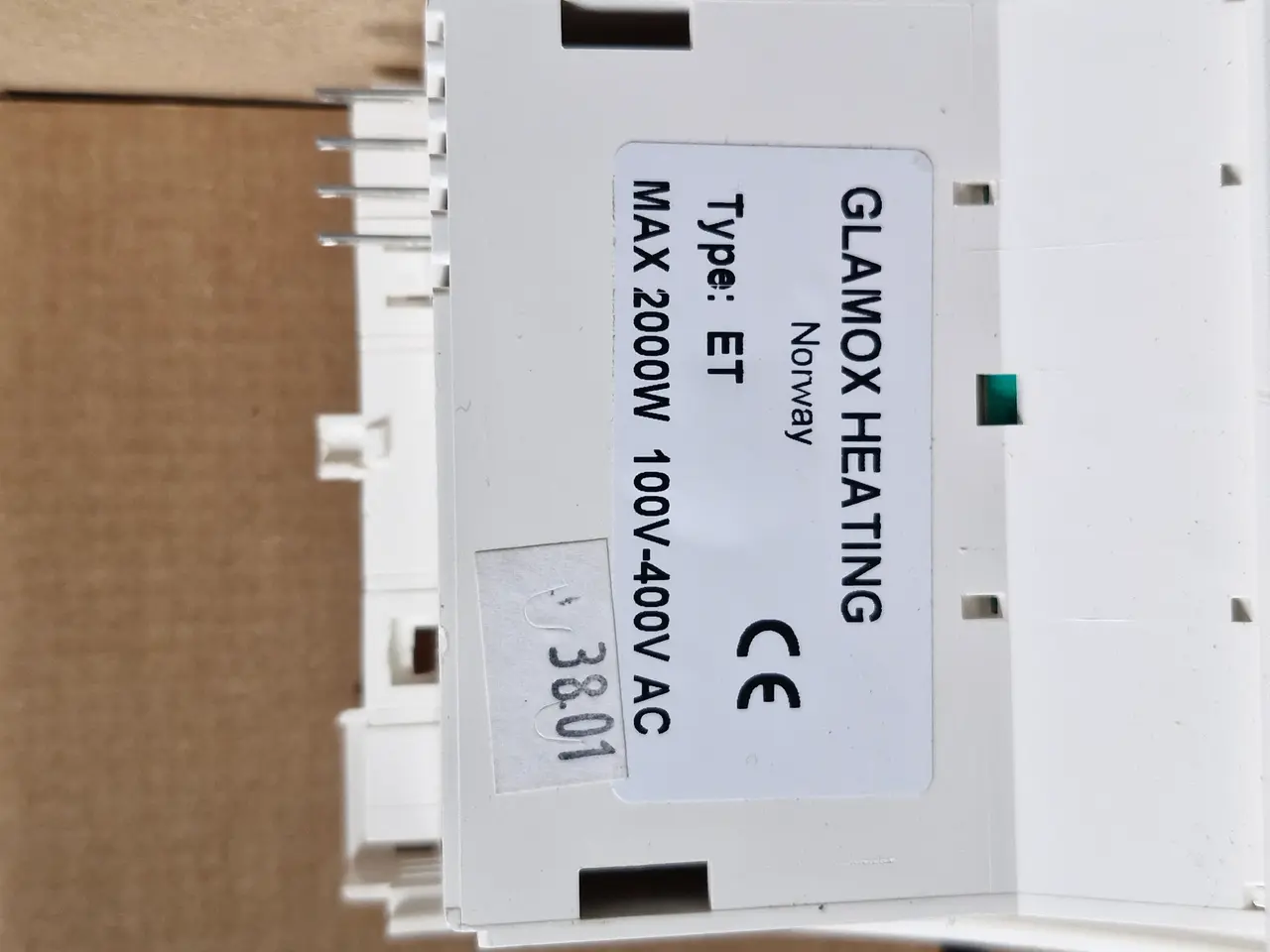 Billede 1 - Glamox elektronisk termostat 