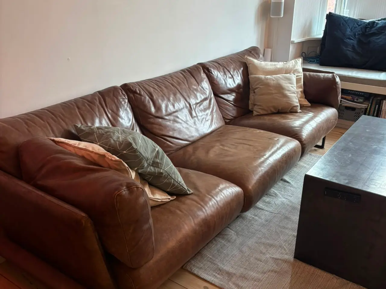 Billede 3 - Campo & Co. Biga 3½-pers. lædersofa