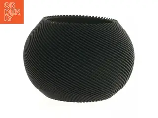 Sort dekorativ vase (str. Ø. 13 cm)