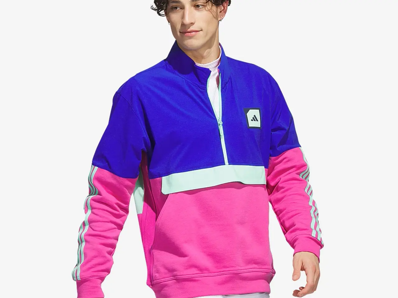 Billede 1 - Adidas golf kollektionsprøve, halfzip,velcro lomme