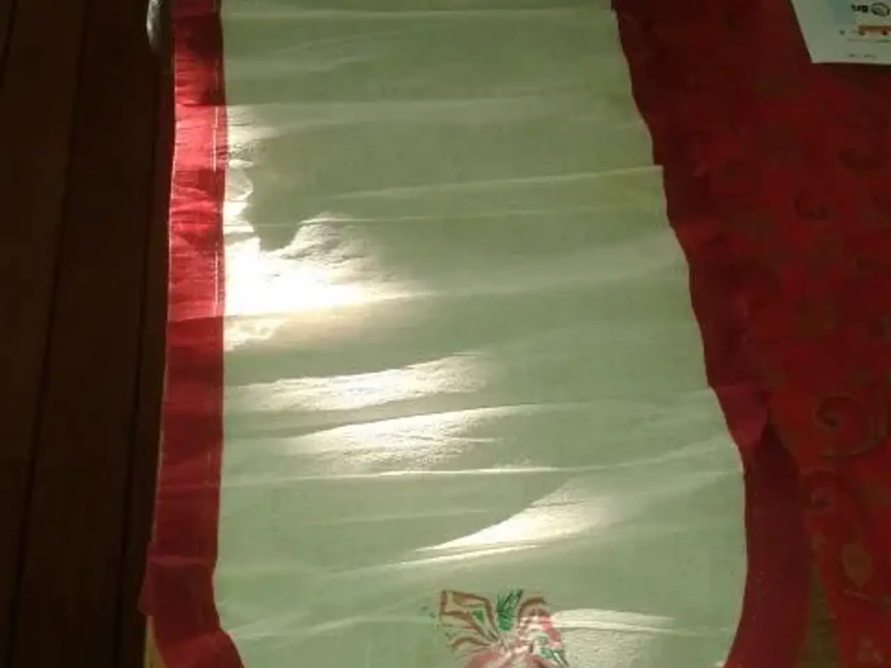 Billede 1 - Retro juleløber crepe papir