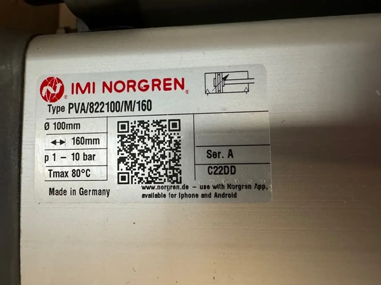 Billede 4 - Nye Norgren luftcylindre