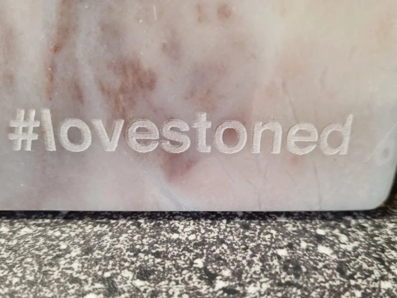 Billede 2 - Serveringsplade i rosa marmor fra Stoned Amsterdam