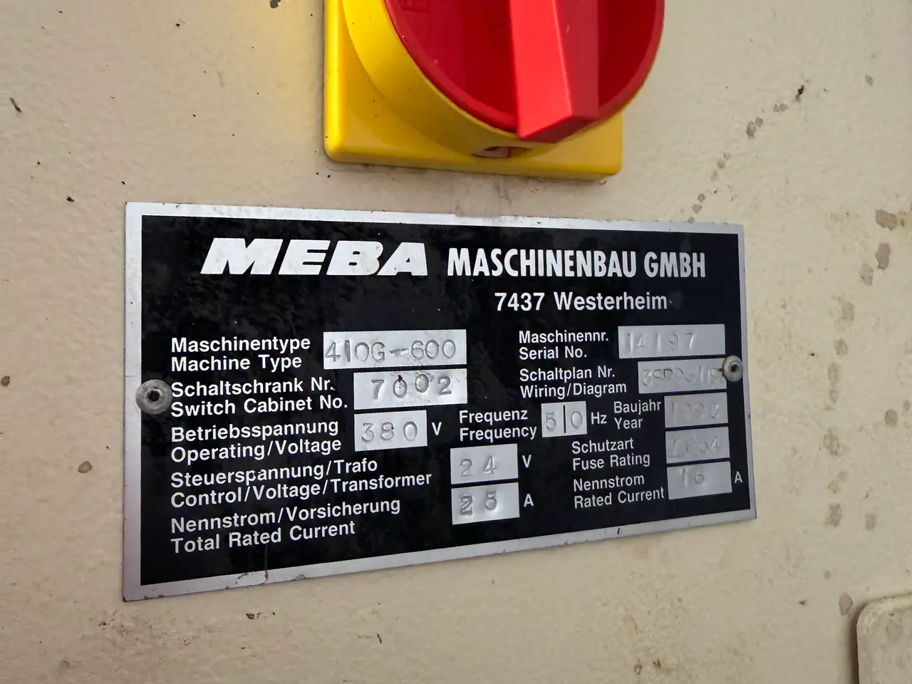 Billede 14 - Stor Båndsav MEBA 410G-600