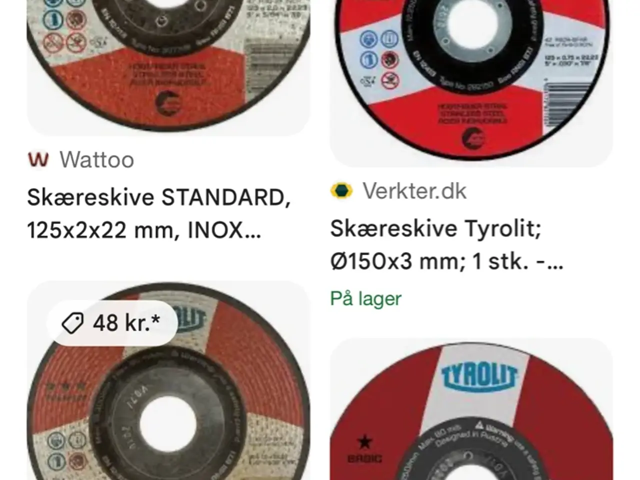 Billede 5 - Skæreskiver/lamelskiver/skrubbeskiver