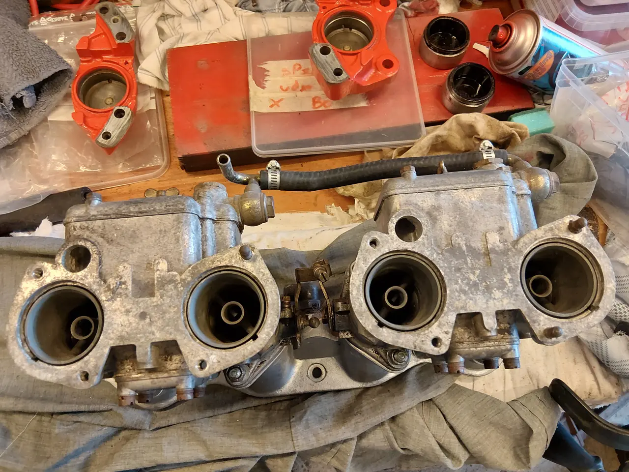 Billede 1 - Weber dobbelt Karburator med Ford manifold