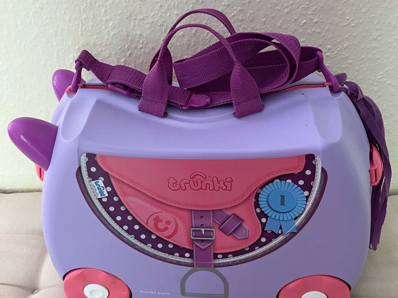 Billede 1 - Trunki børnekuffert udformet som hest