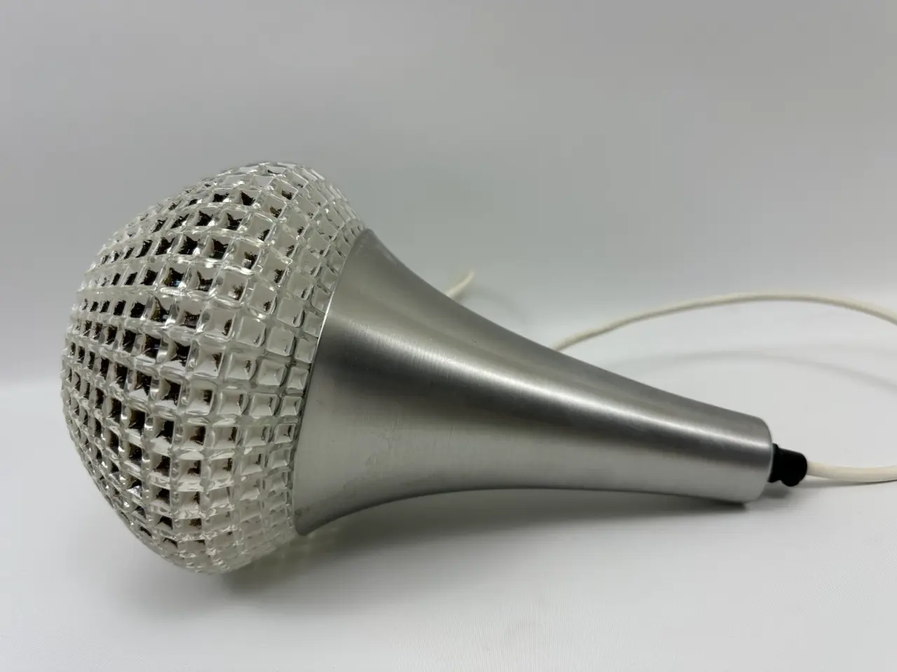 Billede 7 - Retro pendel i chrome med glasindsats