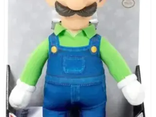 The Super mario bros movie Luigi plush toy