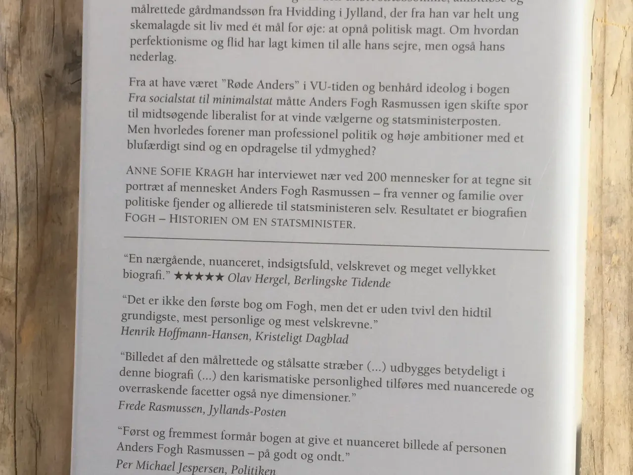 Billede 2 - Fogh – Historien om en statsminister