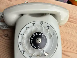 Gl drejeskive telefon