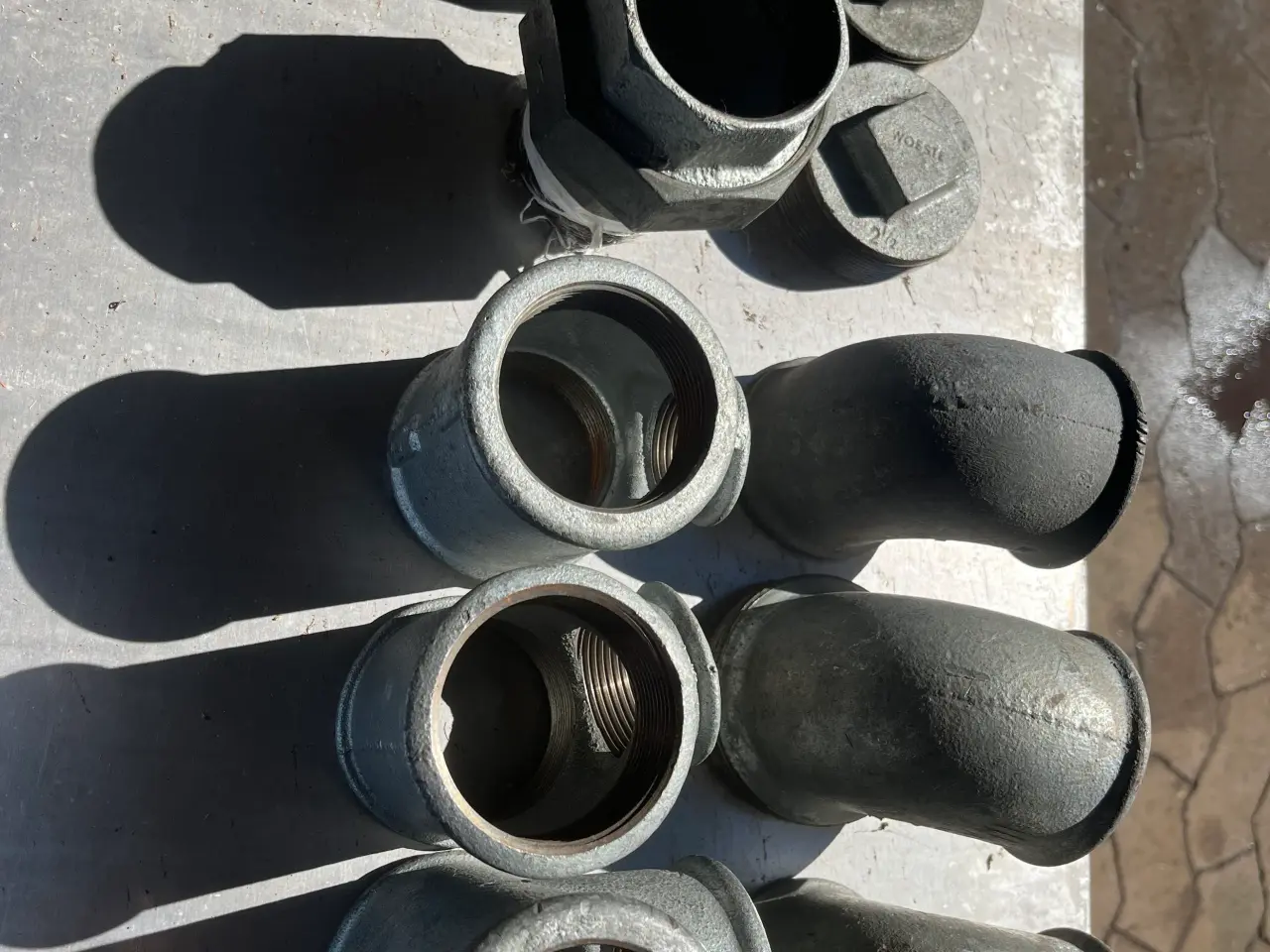 Billede 3 - VVS 2 tomer Fittings Inc 2 stk 2 1/2” propper