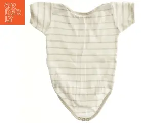 Kortærmet bodystocking med striber (str. 68)