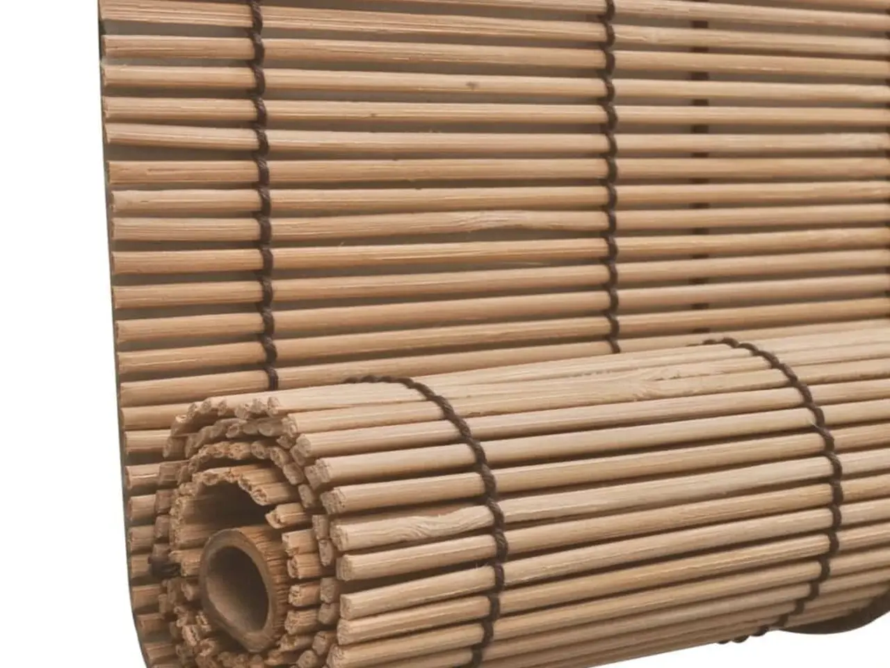 Billede 4 - Bambusrullegardin 80 x 160 cm - brun