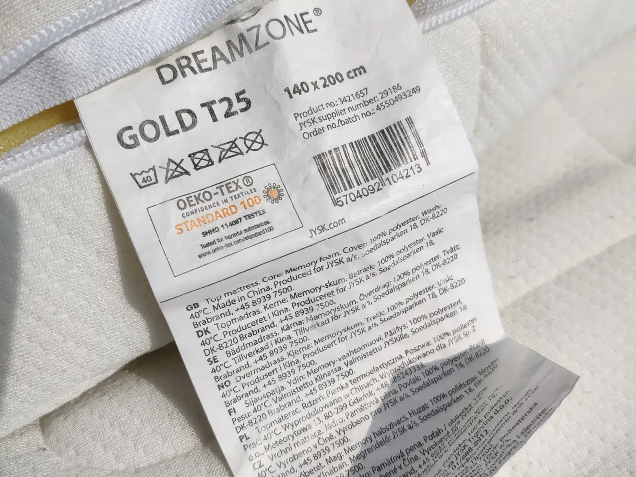 Billede 2 - Topmadras DREAMZONE