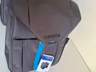Ny Gazelle dobbelt cykeltaske 37L - Antracite/Blå