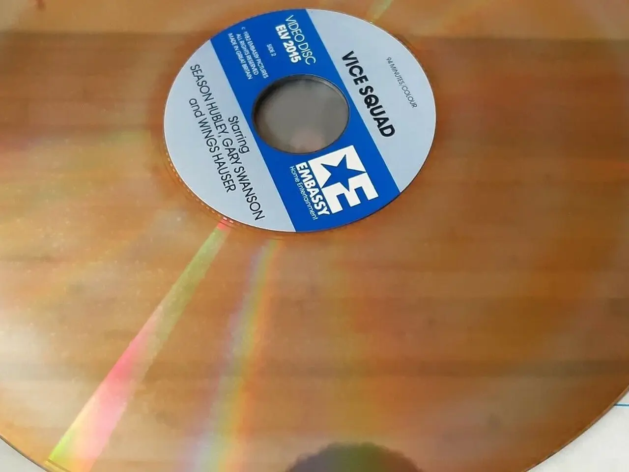 Billede 3 - Vice Squad, Laserdisc film, krimi