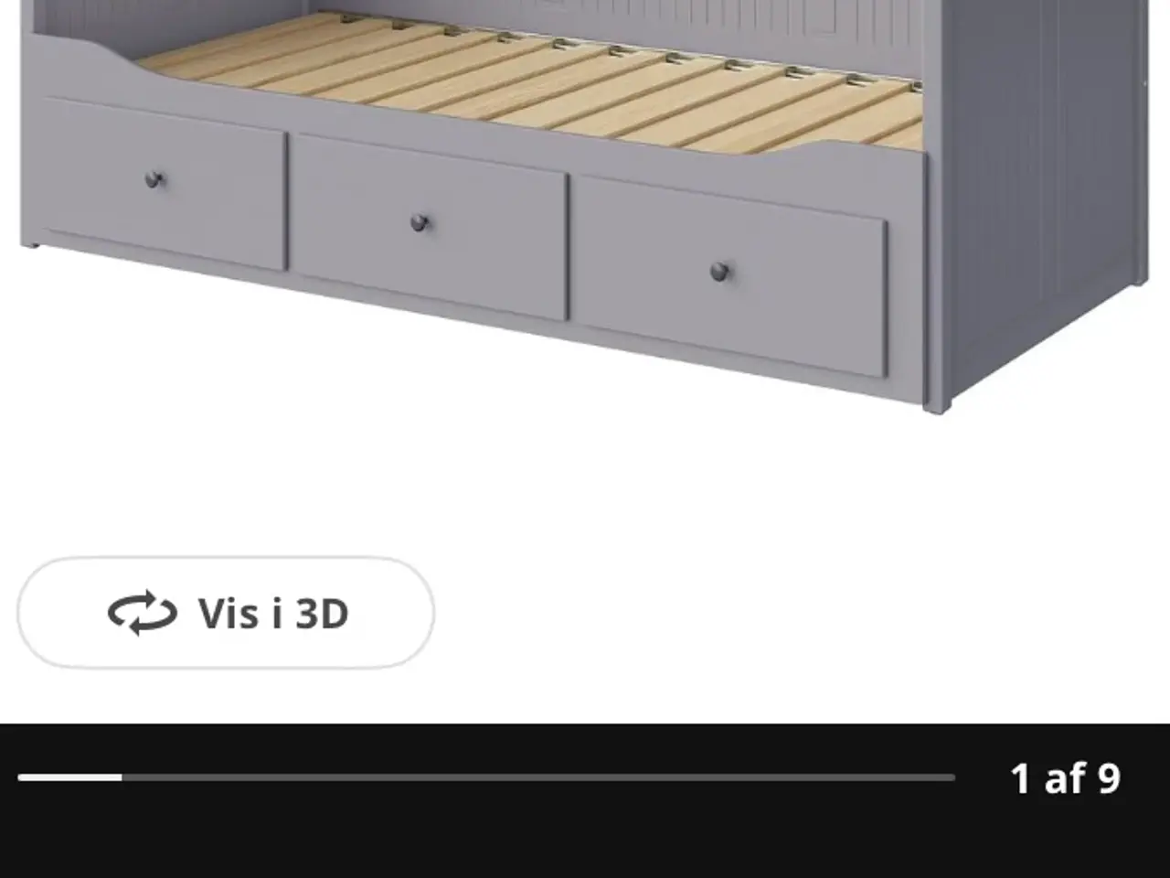 Billede 4 - Ikea Hemnes sovesofa grå