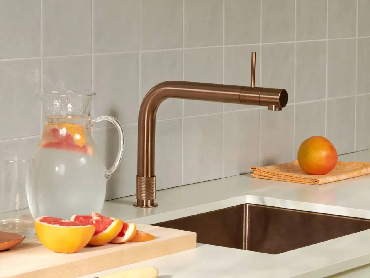 Billede 1 - Quooker Front køkken vandhane Rose Cobber