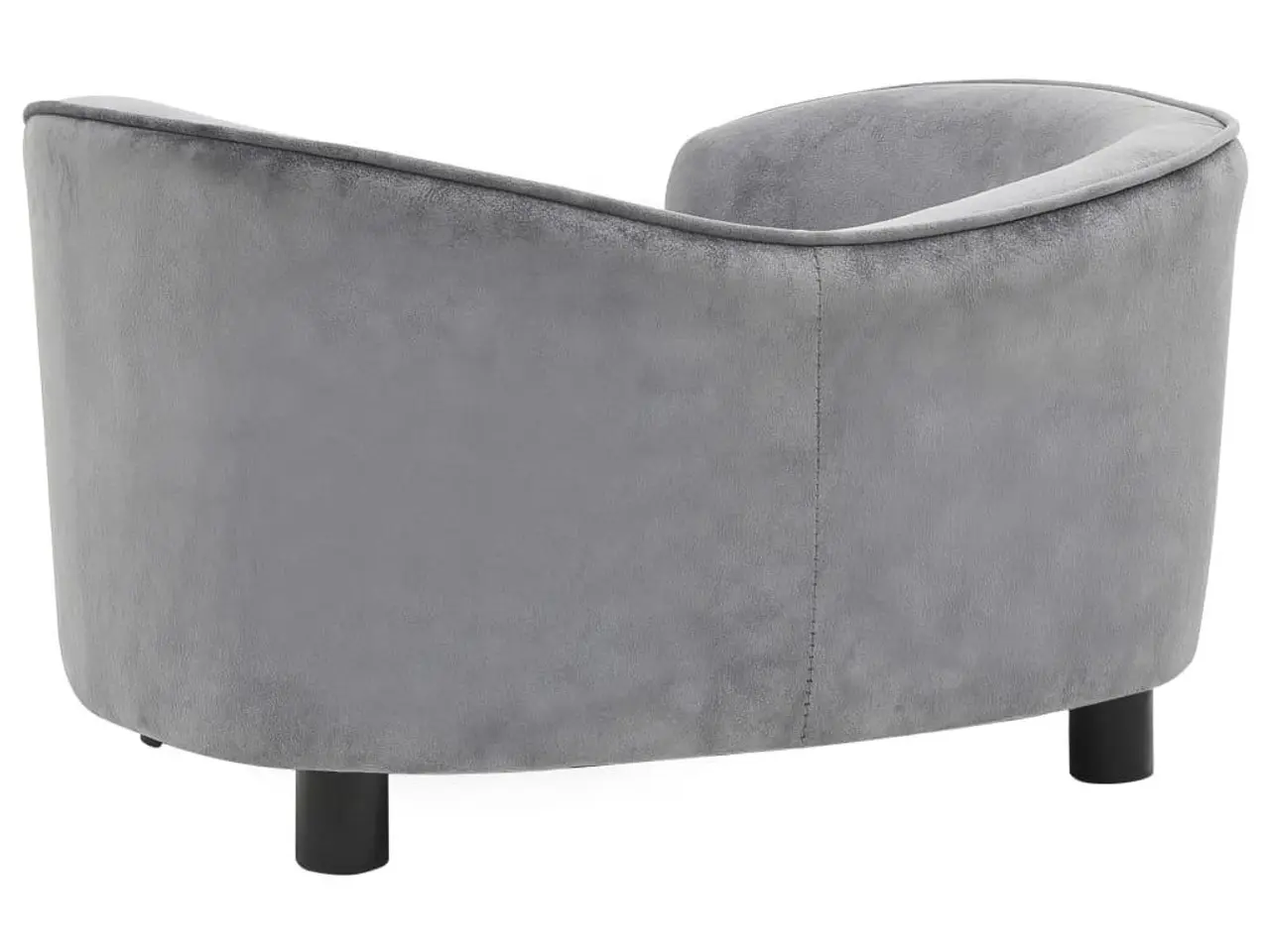 Billede 6 - Hundesofa i plys 69 x 49 x 40 cm grå