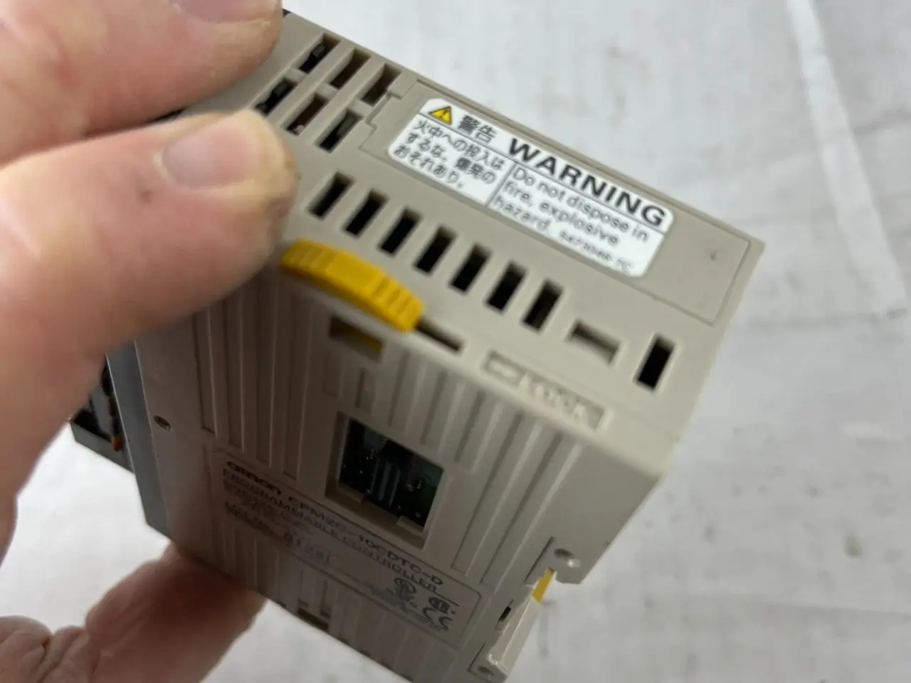 Billede 8 - Omron CPM2C-10CDTC-D PLC-styring CPU 6x DC Inputs