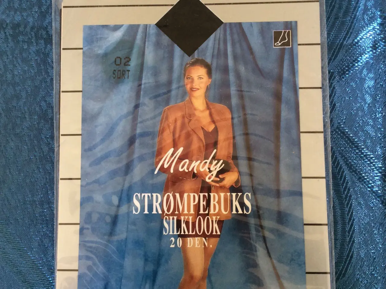 Billede 1 - Sort silklook strømpebuks