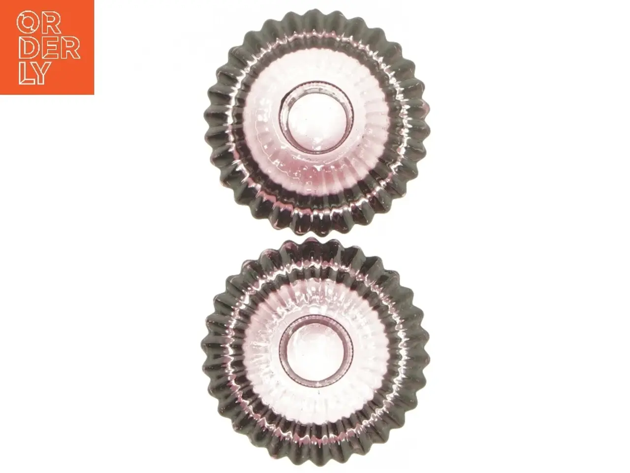 Billede 3 - Glas lysestager (str. 7,5x4 cm)
