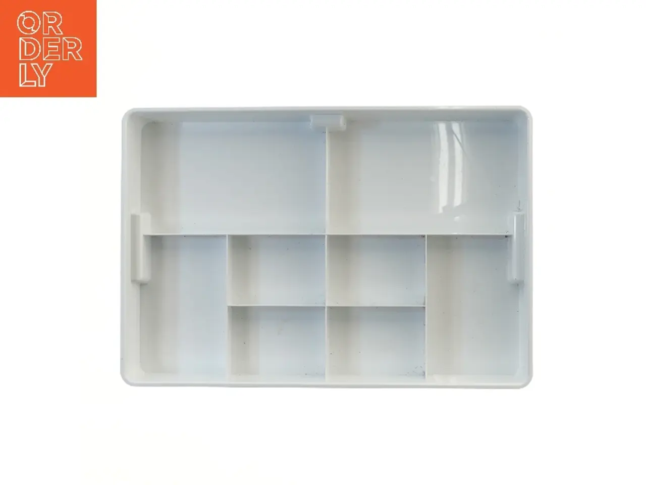 Billede 1 - Hvid plast KUGGIS indsats 8 rum IKEA (str. 50x35 cm)