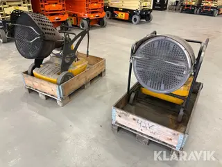 Varmeblæsere ESA og shizuoka X L9 E og Val 6 2 styk