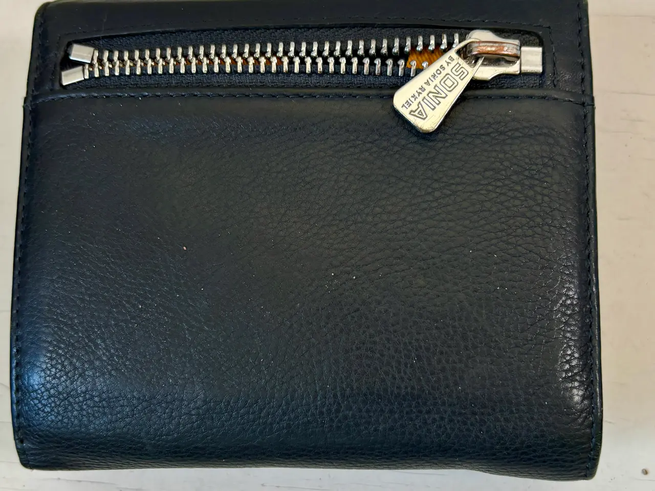 Billede 2 - Sonia  by Sonia Rykiel, sort læderpung med sløjfe