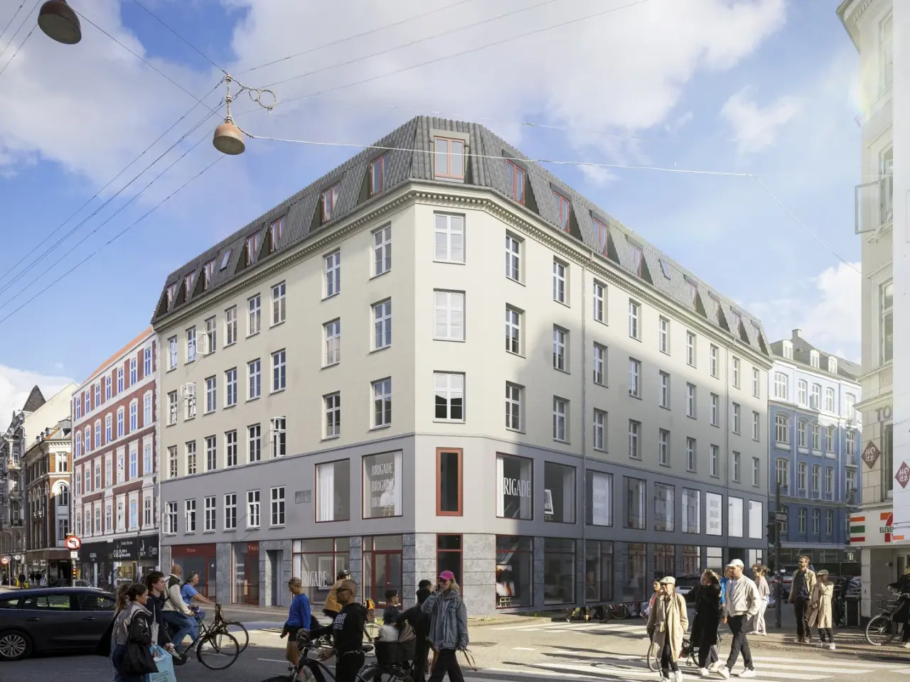 Billede 1 - Nyrenoveret ejendom/lejemål ud til krydset Vesterbrogade/Værnedamsvej