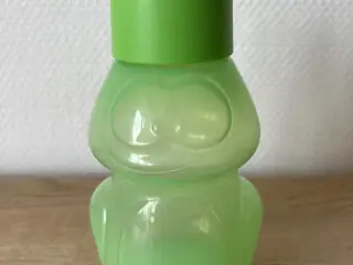 Tupperware drikkeflaske i grøn plastik