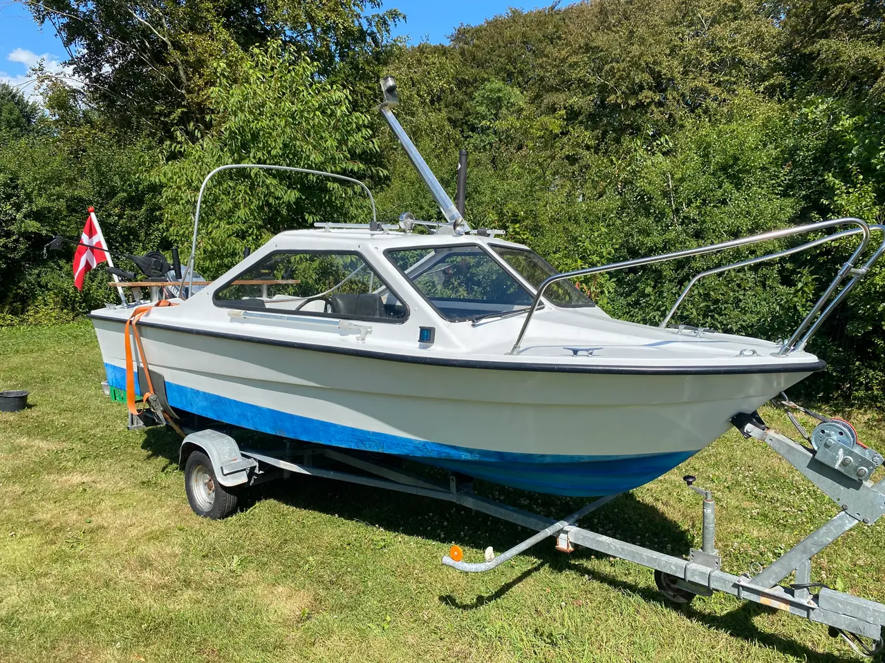 Billede 1 - Fin motorbåd med trailer og trolling udstyr