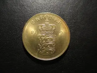 2 kroner 1959 unc