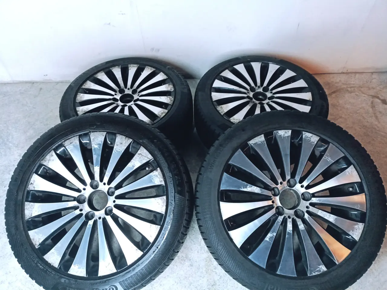 Billede 3 - 5x112 18" ET43 8x18 nav 66,6' Mercedes vintersæt