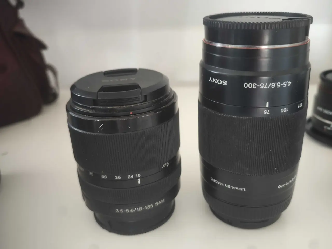 Billede 3 - Sony kamera med taske og objektiver