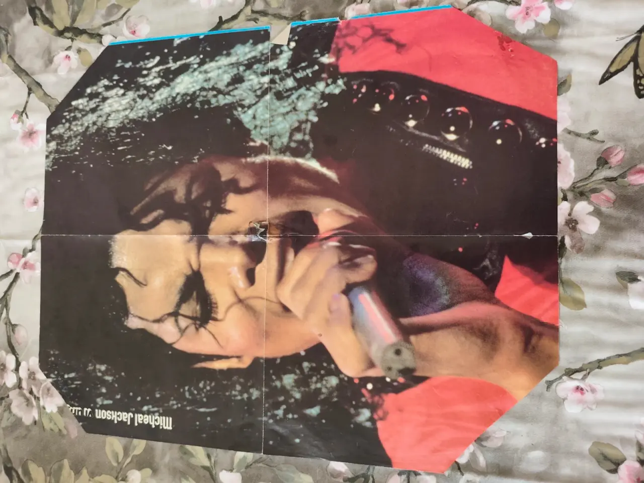 Billede 1 - Meget gammel plakat med Michael Jackson