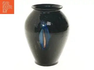 Ulsnes Keramik vase (str. Ø 11 cm længde 22 cm)