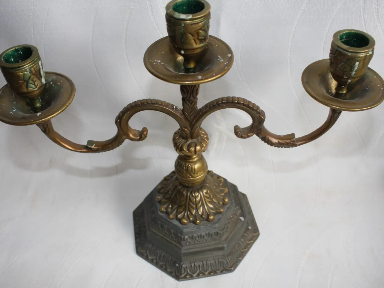 Billede 2 - Lysestage af bronze