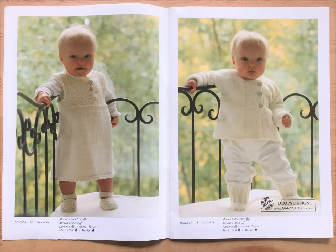 Billede 4 - Opskrifter, Drops babystrik str. 0 - 4 år