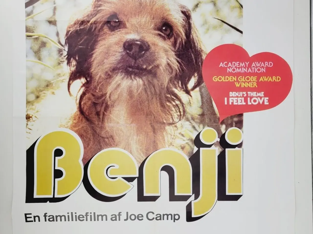 Billede 1 - ⭐️- Plakat: Vintage - Benji - En Familiefilm af Jo