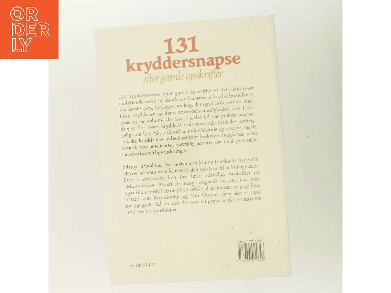 Billede 3 - 131 kryddersnapse : efter gamle opskrifter af M. T. Hortulanus (Bog)